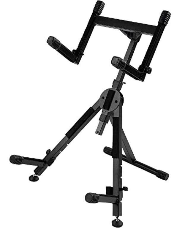 Quik Lok Fully Adjustable Amplifier Stand, Black