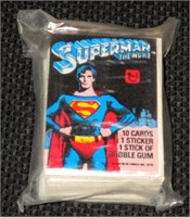 1978 SUPERMAN THE MOVIE:SERIES 1 COMPLETE CARD SET