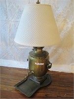 COOL BRASS TEA POT LAMP POT HAS DENTS