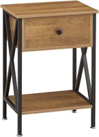 Modern Bedside End Table, Night Stand Br