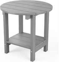 $69  MXIMU Round Outdoor Side Table  Grey  1 Pack