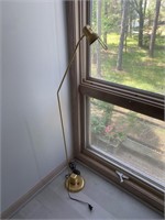 Vintage Brass Adjustable Floor Lamp