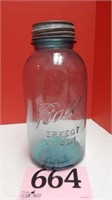 BLUE BALL HALF GALLON CANNING JAR