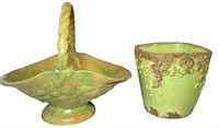 Green Decorative Pottery
