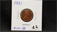 1931 Lincoln Penny