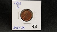 1933D Lincoln Penny