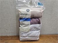 NEW George Ladies 100% Cotton Briefs Sz 2XL (5PR)