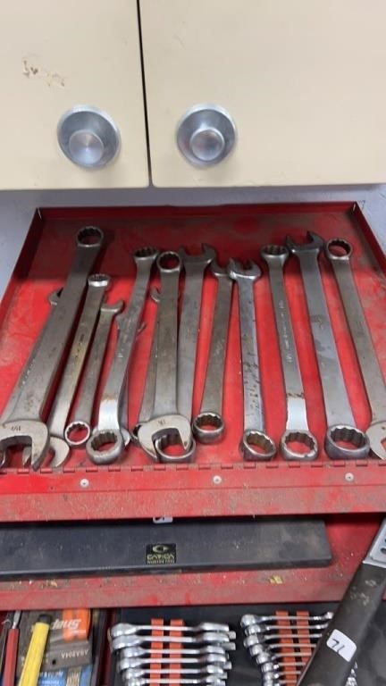 Asst snap-on & Grey wrenches