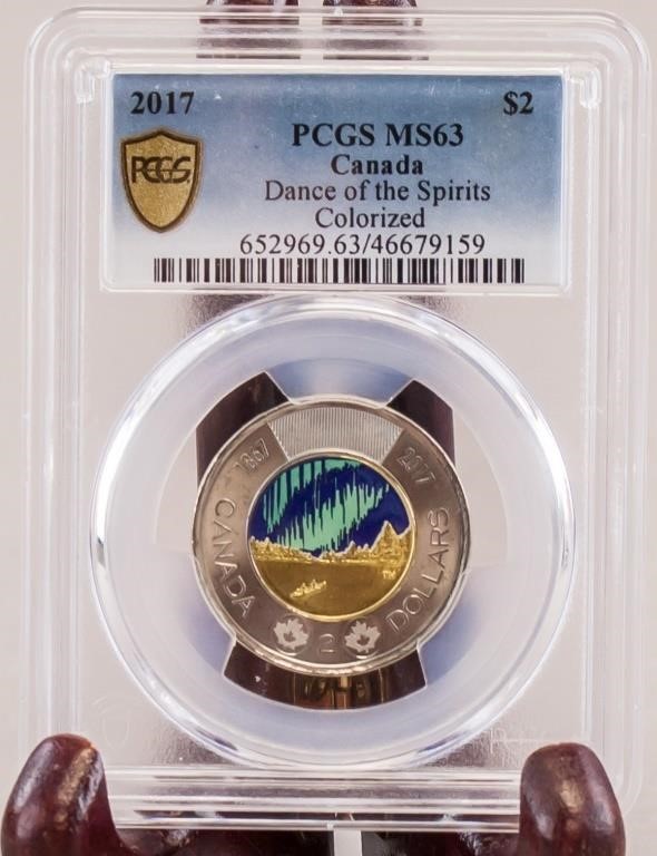 2017 PCGS MS63 Canada $2 150th Anniversary Coin