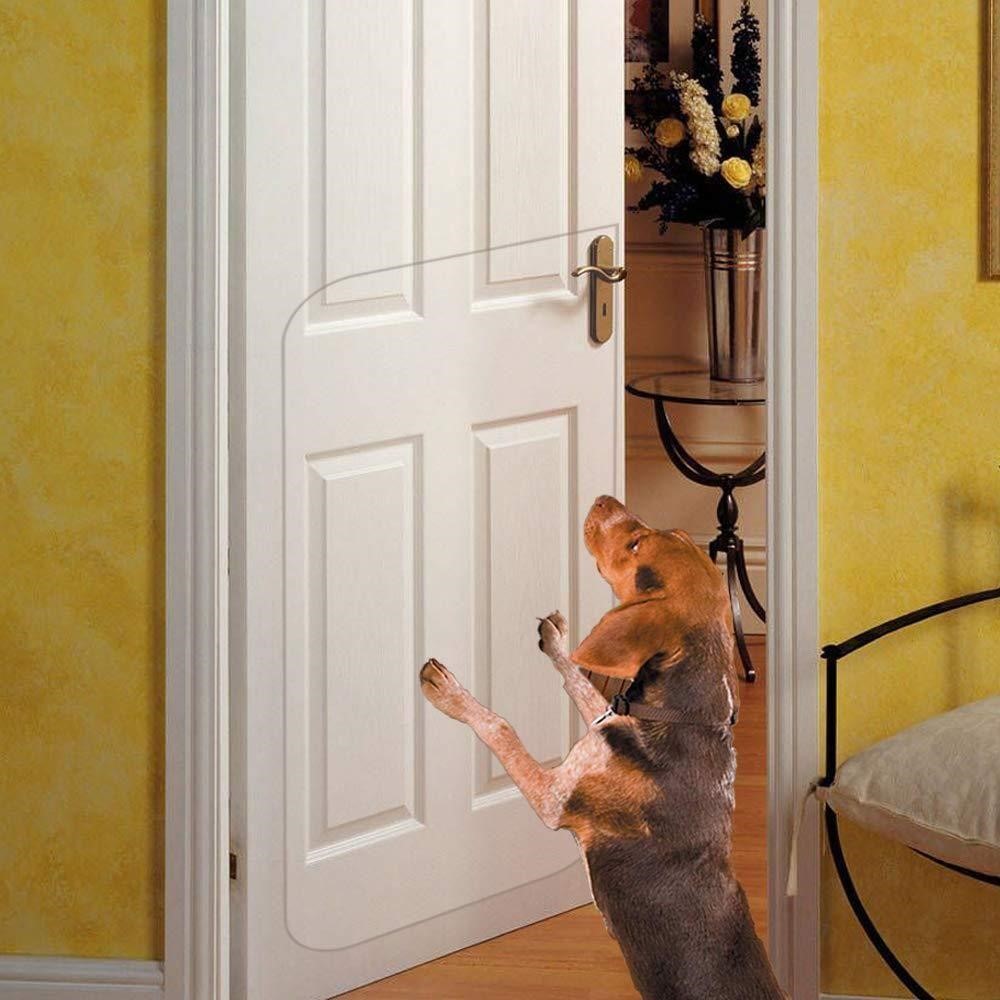 In hand Clear Door Scratch Protector  Deluxe Pet