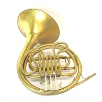 Brass French(?) Horn, No. 38 219901