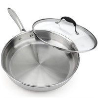 AVACRAFT 18/10 12 Inch Stainless Steel Frying Pan