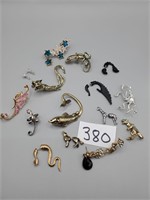Ear Cuff and Regular Earrings / Lot of 15 Assorted