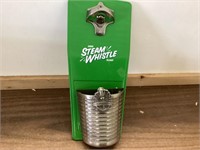 Steam Whistle bottle opener for the wall