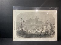 1866 Italian Fleet At Venice London News