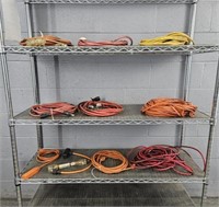 Large Lot Assorted Electric Drop Cords