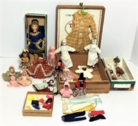 Amusing Selection of Miniature Dolls