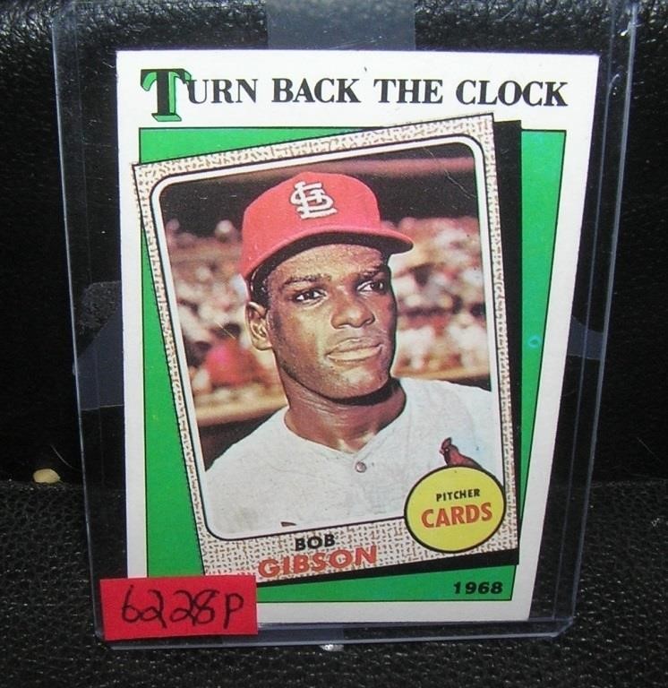 Vintage Bob Gibson all star baseball card
