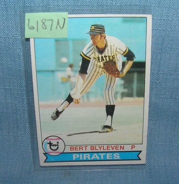 Vintage Bert Blyleven baseball card