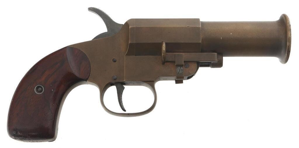 WWI GERMAN NAVY AWW MODEL 1889 FLARE PISTOL