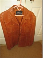 Wilsons House Of Leather Leather Coat Size 44