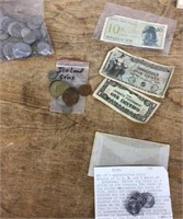 Foreign coins and currency