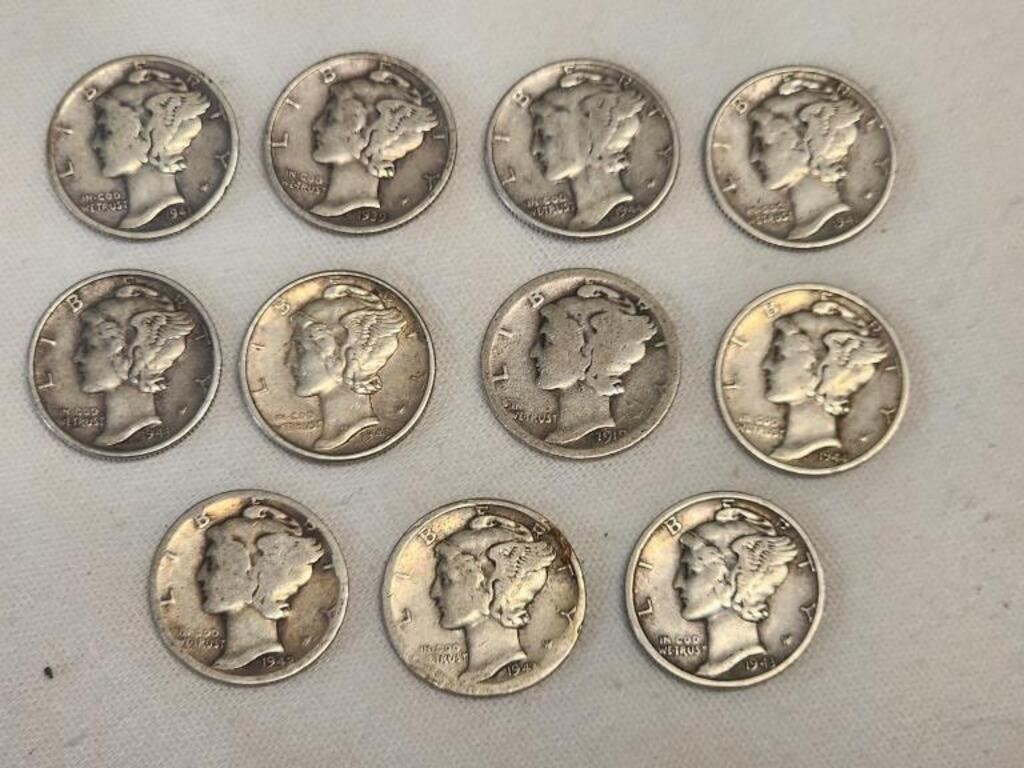 11- Mercury Dimes