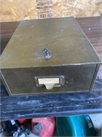 Metal locking box