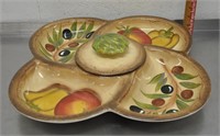 Large Clay Art ceramic serving plate