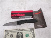Kershaw 7650 Black Folding Knife in Box