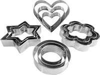 YXCLIFE Metal Cookie Cutters Set - Star Cookie