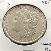 1885 MORGAN DOLLAR CHOICE BU