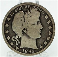 1895-P Barber Silver Half Dollar *Better Date