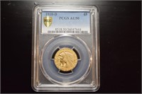 1910D Indian Head  $5 Gold  PCGS