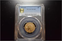 1911S Indian Head  $5 Gold  PCGS