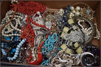 50 Costume Jewelry Necklaces - Coral Beads