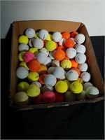 Colorful golf balls