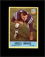 1967 Philadelphia #16 Ordell Braase EX to EX-MT+