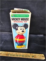 Vintage Mickey stacking toy