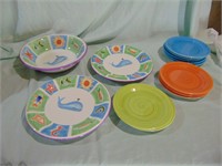 Colorful plates
