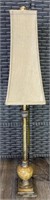 Beautiful Vintage Tall Shade Table Lamp 36”