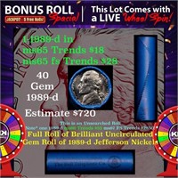 1-5 FREE BU Nickel rolls with win of this 1989-d S