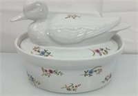 Vtg Cordon Bleu duck baking dish 9"