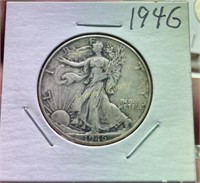 1946 SILVER WALKING LIBERTY HALF DOLLAR