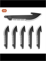 Outdoor Edge Black 2.5in Serrated Utility 6pc Pack
