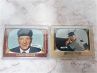Qty (10) 1955 Bowman Baseball Cards
