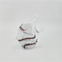 Angel Fish Glass Paperweight Figure