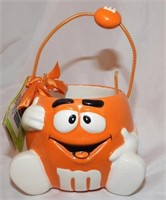 Orange Ceramic M&M Gift Basket