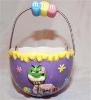 Easter Ceramic M&M Basket