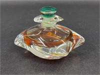 Vintage Bijan Glass Perfume Bottle